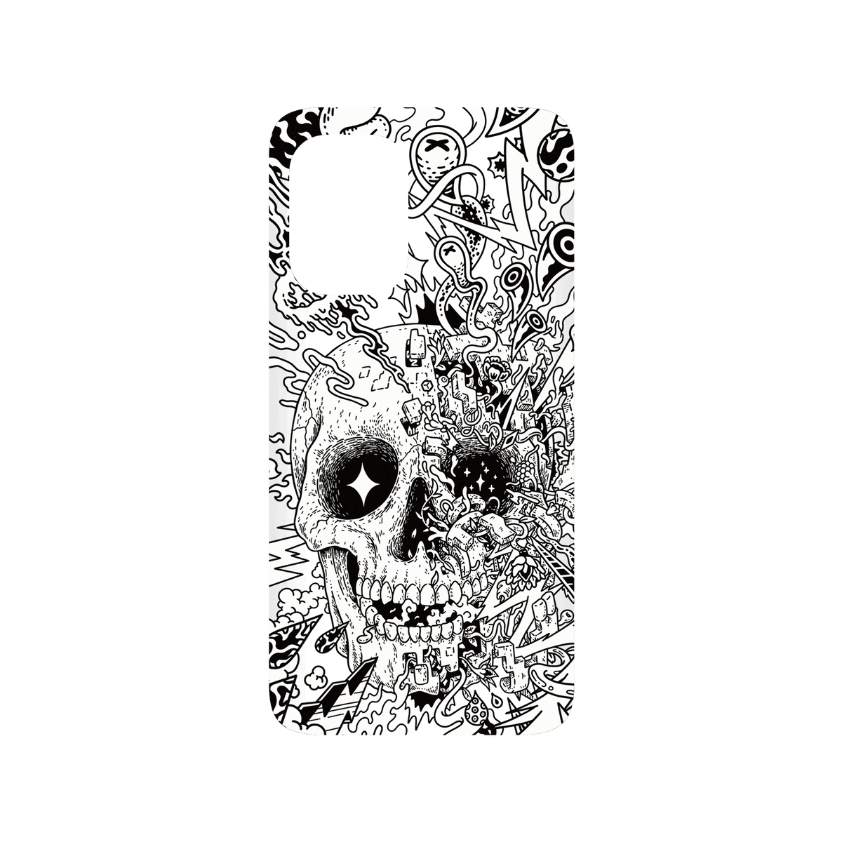 RHINOSHIELD X Lei Melendres SolidSuit ASUS Zenfone 8 Case - Rebirth Skull