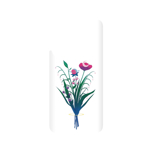 RHINOSHIELD X Surudenise SolidSuit OnePlus 9 Case - Space Flowers