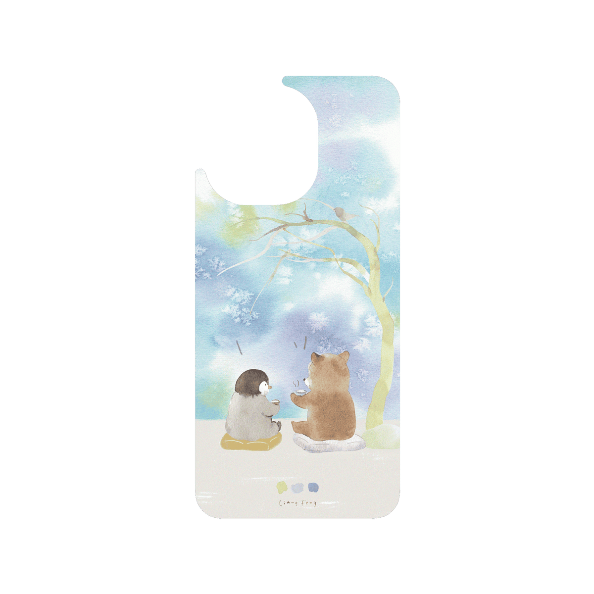 RHINOSHIELD X Liang Feng SolidSuit Xiaomi Mi 11 Case - Penguin & Bear