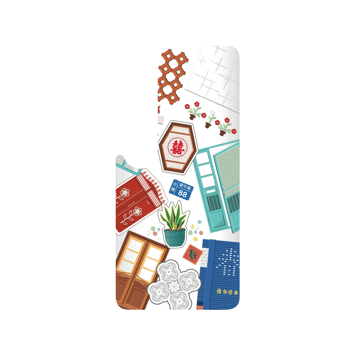 RHINOSHIELD X OldHouseFace SolidSuit Xiaomi Mi 10 Pro Case - Classic House Compilation