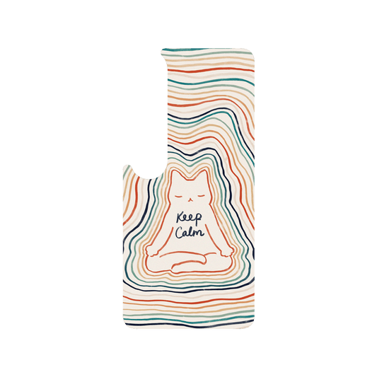RHINOSHIELD X I Love Doodle SolidSuit Xiaomi Mi 10 Case - Mindful Cat - Keep Calm