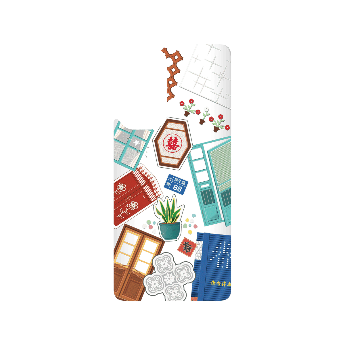 RHINOSHIELD X OldHouseFace SolidSuit Xiaomi Mi 10T Pro Case - Classic House Compilation