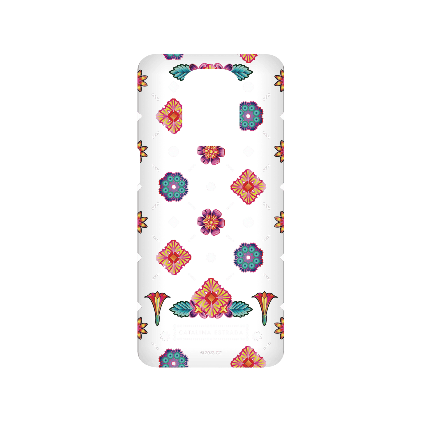 RHINOSHIELD X Catalina Estrada SolidSuit Redmi Note 9S Case - Flowers Stickers
