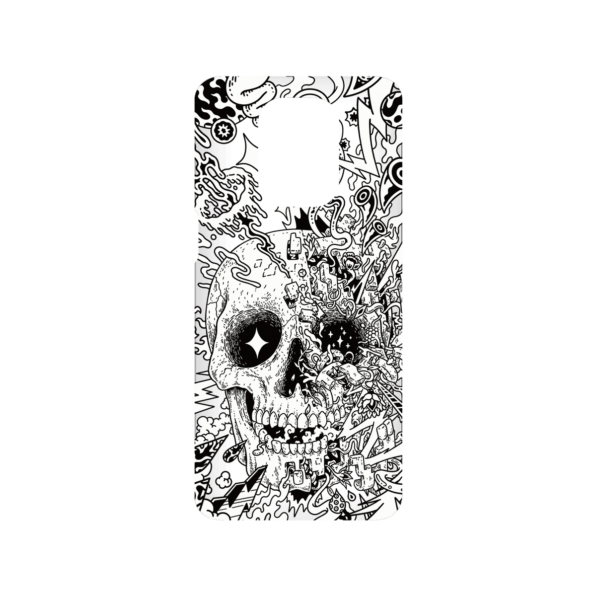 RHINOSHIELD X Lei Melendres SolidSuit Redmi Note 9S Case - Rebirth Skull