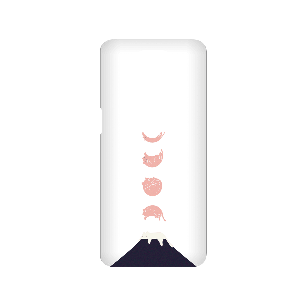 RHINOSHIELD X I Love Doodle SolidSuit Redmi Note 9 Pro (4G) Case - Cat Landscape - Phases of the Moon