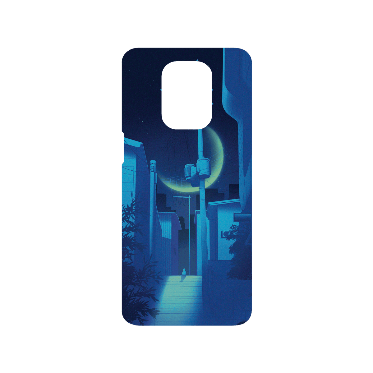 RHINOSHIELD X Surudenise SolidSuit Redmi Note 9S Case - Lofi Moon