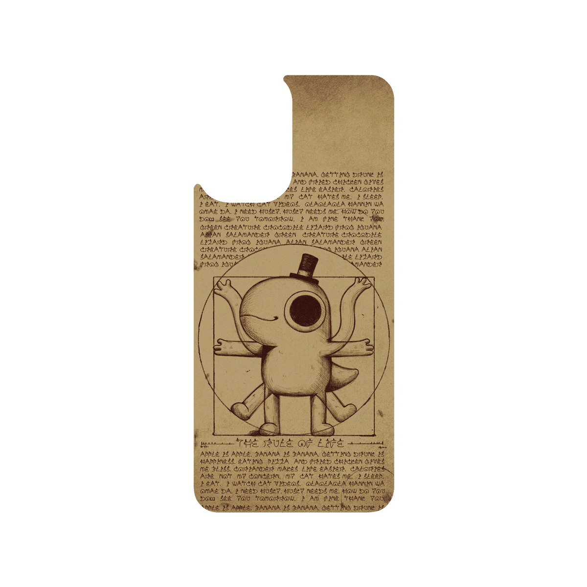 RHINOSHIELD X Incrediville SolidSuit Redmi Note 10 (4G) Case - Vitruvian Lizard 2