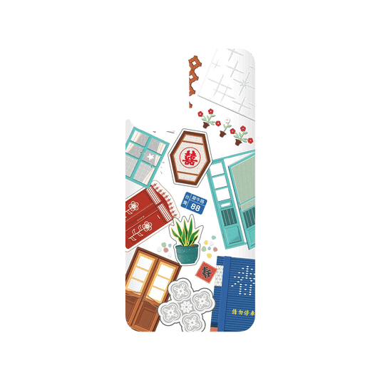RHINOSHIELD X OldHouseFace SolidSuit Redmi Note 10S Case - Classic House Compilation