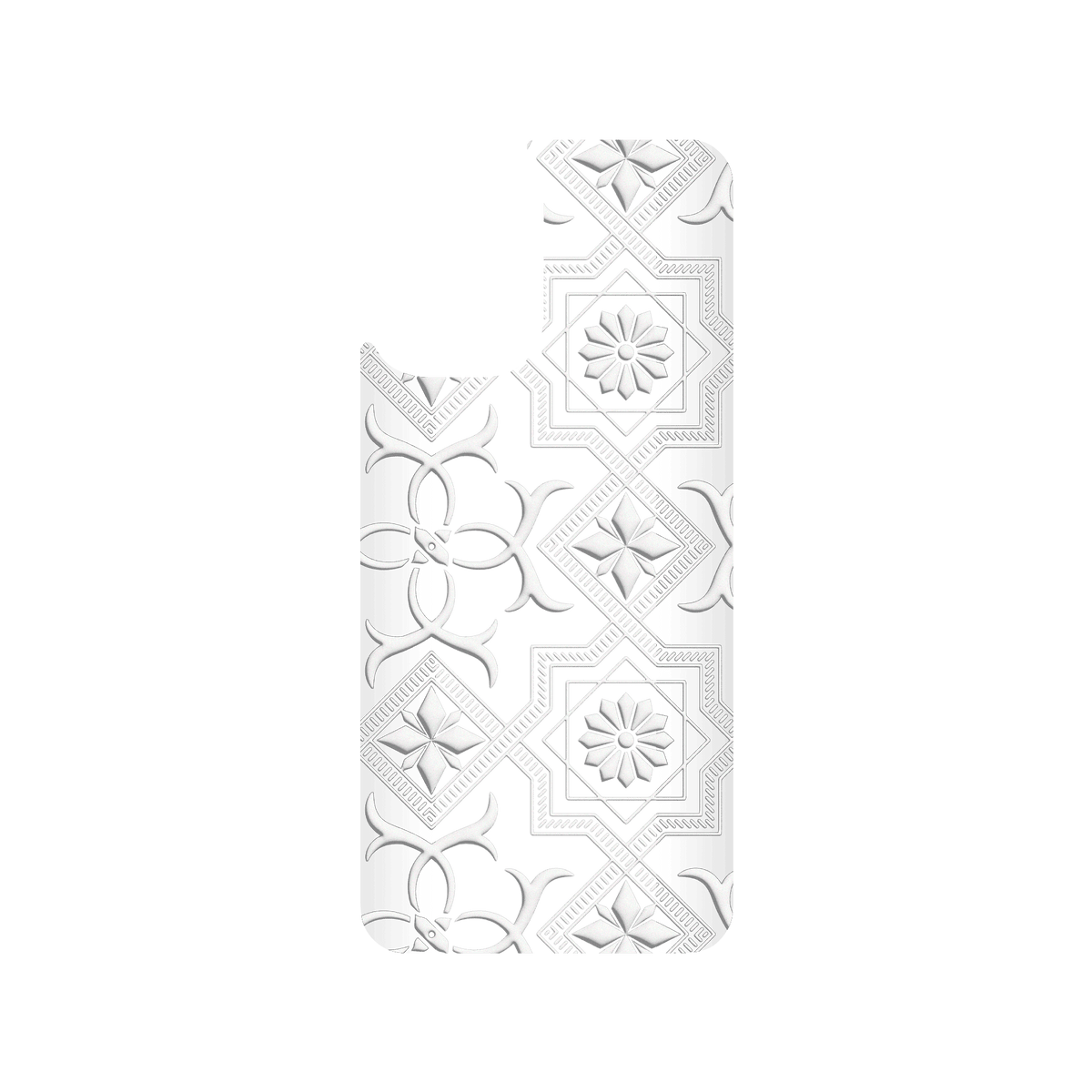 RHINOSHIELD X OldHouseFace SolidSuit Redmi Note 10S Case - Patterned Glass- Cube and Flower