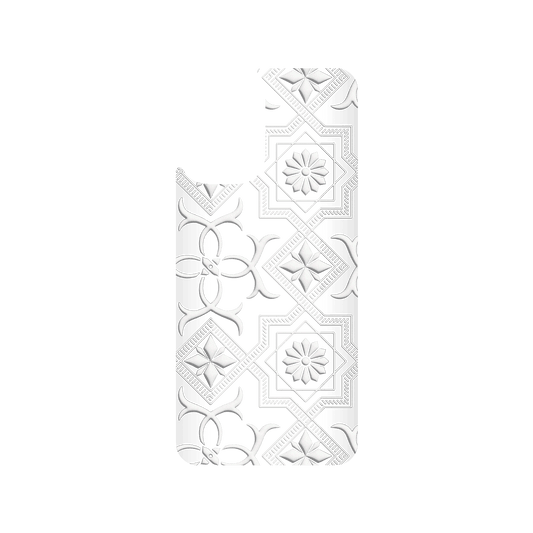 RHINOSHIELD X OldHouseFace SolidSuit Redmi Note 10S Case - Patterned Glass- Cube and Flower
