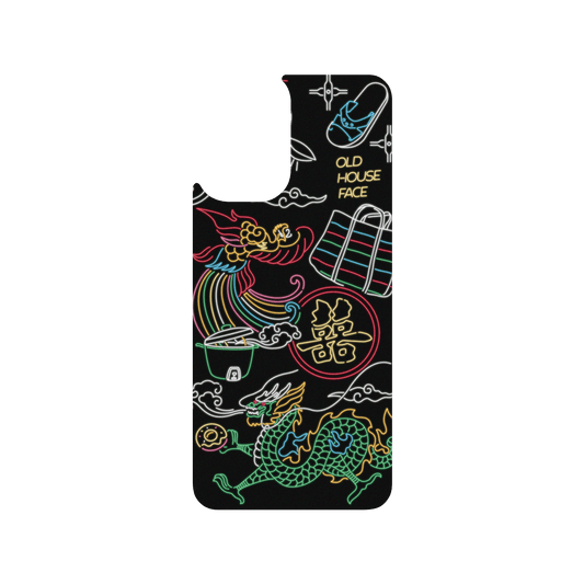 RHINOSHIELD X OldHouseFace SolidSuit Redmi Note 10S Case - Taiwanese Neon Light