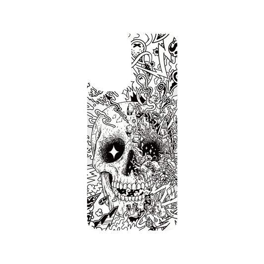 RHINOSHIELD X Lei Melendres SolidSuit Redmi Note 10 (4G) Case - Rebirth Skull