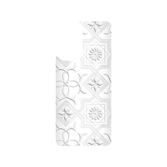 RHINOSHIELD X OldHouseFace SolidSuit Redmi Note 10 Pro 4G (Global) Case - Patterned Glass- Cube and Flower