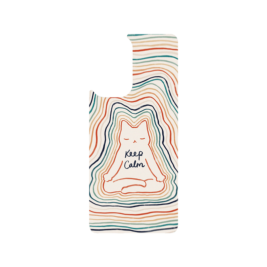 RHINOSHIELD X I Love Doodle SolidSuit Redmi Note 10 Pro 4G (Global) Case - Mindful Cat - Keep Calm