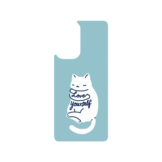 RHINOSHIELD X I Love Doodle SolidSuit Redmi Note 10 Pro 4G (Global) Case - Mindful Cat - Love Yourself