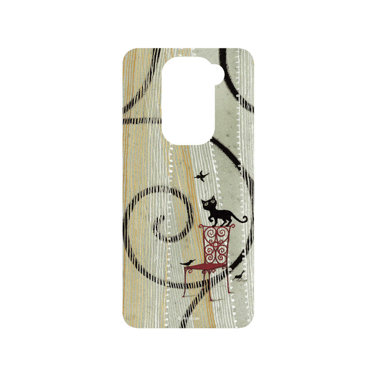 RHINOSHIELD X Jimmy SolidSuit Redmi Note 9 (4G Global) Case - Missing My Cat - Black Cat