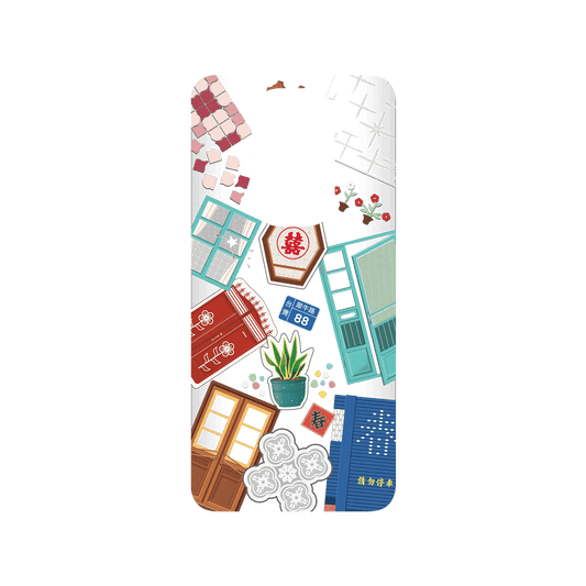 RHINOSHIELD X OldHouseFace SolidSuit Redmi Note 9 (4G Global) Case - Classic House Compilation