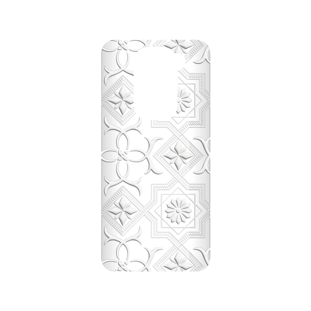 RHINOSHIELD X OldHouseFace SolidSuit Redmi Note 9 (4G Global) Case - Patterned Glass- Cube and Flower
