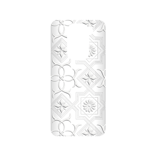 RHINOSHIELD X OldHouseFace SolidSuit Redmi Note 9 (4G Global) Case - Patterned Glass- Cube and Flower