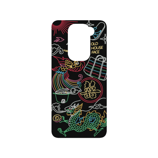 RHINOSHIELD X OldHouseFace SolidSuit Redmi Note 9 (4G Global) Case - Taiwanese Neon Light