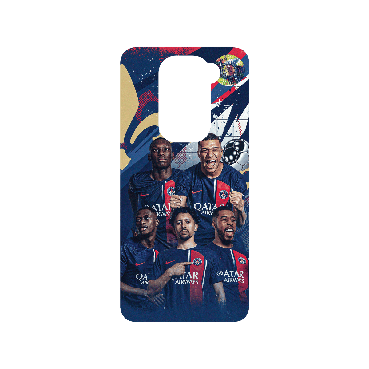 RHINOSHIELD X PSG SolidSuit Redmi Note 9 (4G Global) Case - PSG Victory - Team 1