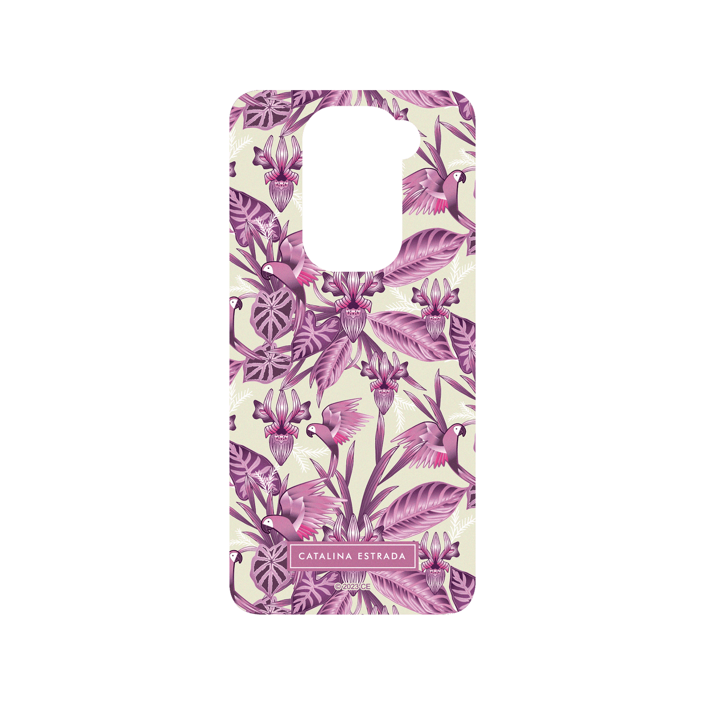 RHINOSHIELD X Catalina Estrada SolidSuit Redmi Note 9 (4G Global) Case - Guacamaya and Pink Parrot