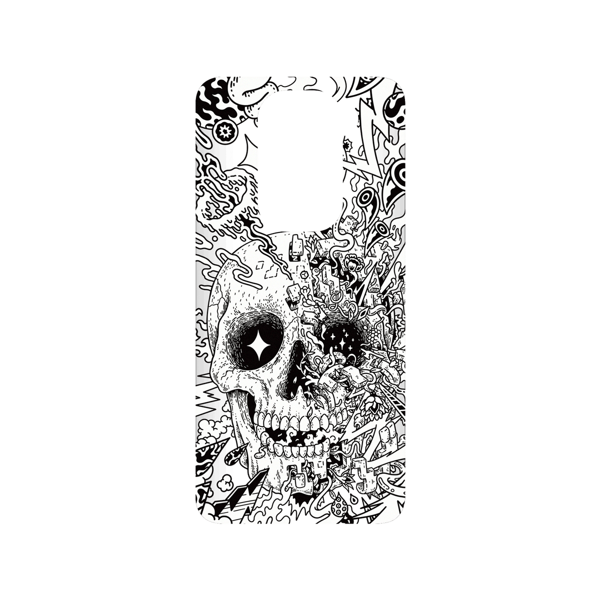 RHINOSHIELD X Lei Melendres SolidSuit Redmi Note 9 (4G Global) Case - Rebirth Skull