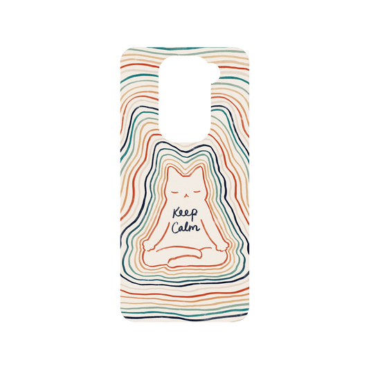 RHINOSHIELD X I Love Doodle SolidSuit Redmi Note 9 (4G Global) Case - Mindful Cat - Keep Calm