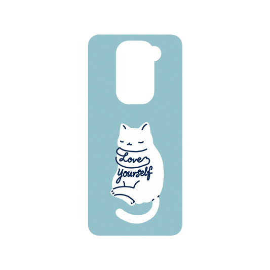 RHINOSHIELD X I Love Doodle SolidSuit Redmi Note 9 (4G Global) Case - Mindful Cat - Love Yourself