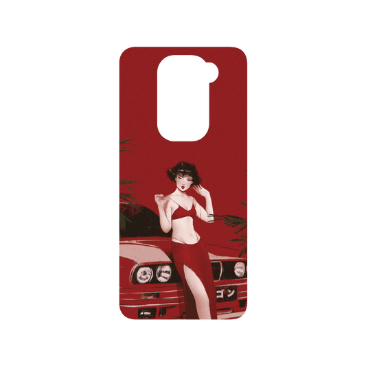 RHINOSHIELD X Janice Sung SolidSuit Redmi Note 9 (4G Global) Case - Garnet