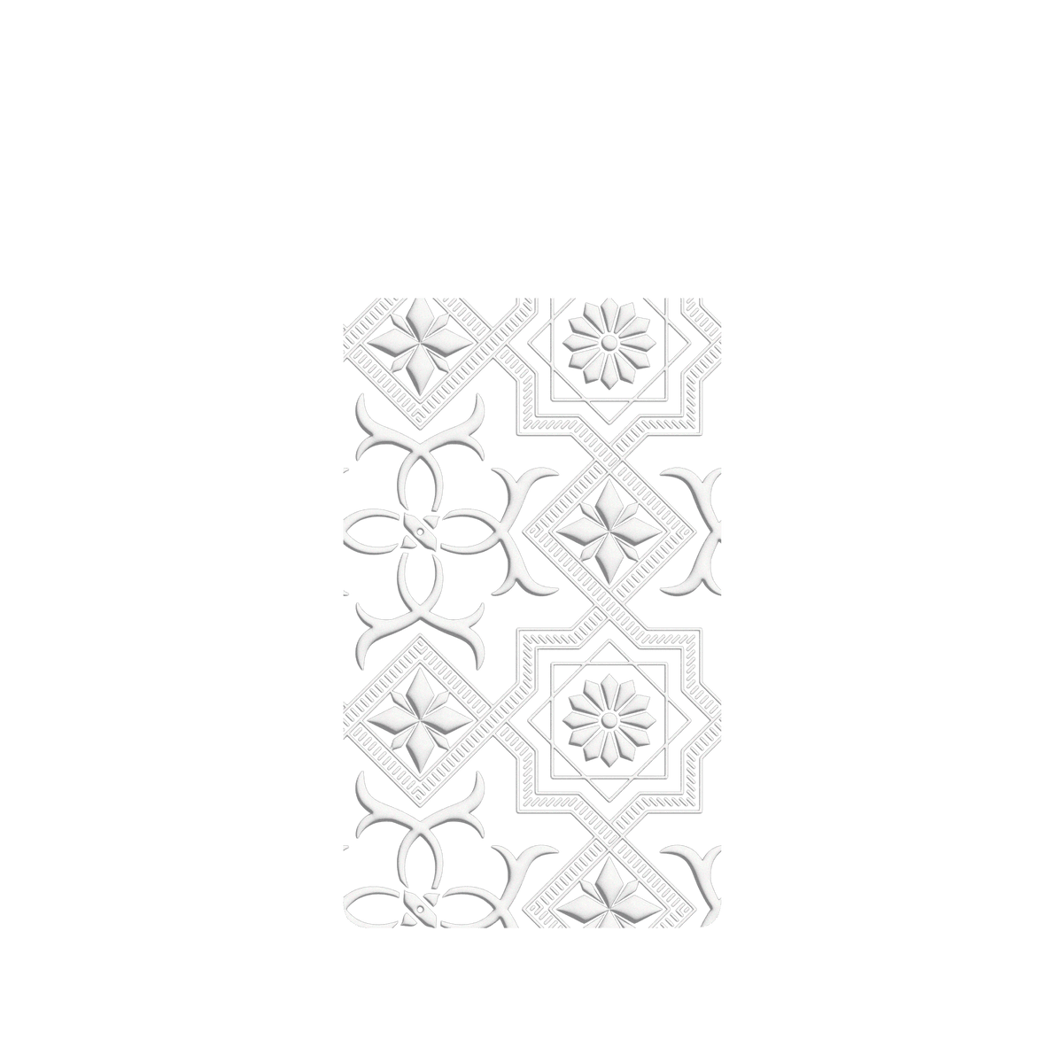 RHINOSHIELD X OldHouseFace SolidSuit Google Pixel 6 Case - Patterned Glass- Cube and Flower