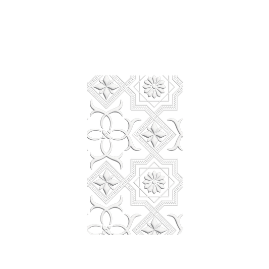RHINOSHIELD X OldHouseFace SolidSuit Google Pixel 6 Case - Patterned Glass- Cube and Flower