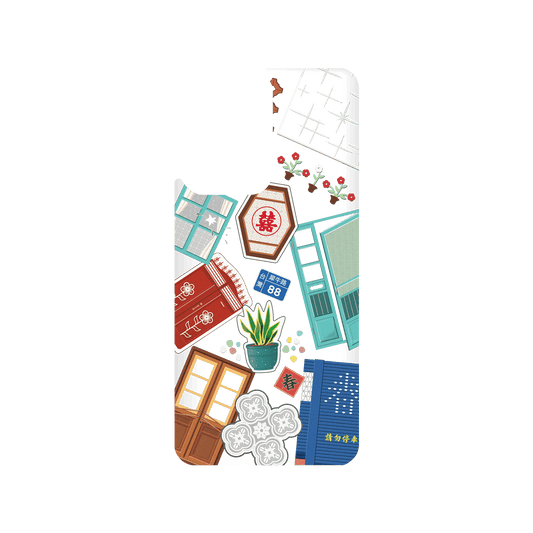 RHINOSHIELD X OldHouseFace SolidSuit Xiaomi 11T Case - Classic House Compilation