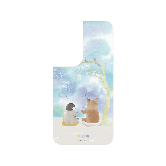 RHINOSHIELD X Liang Feng SolidSuit Samsung Galaxy S22 Case - Penguin & Bear