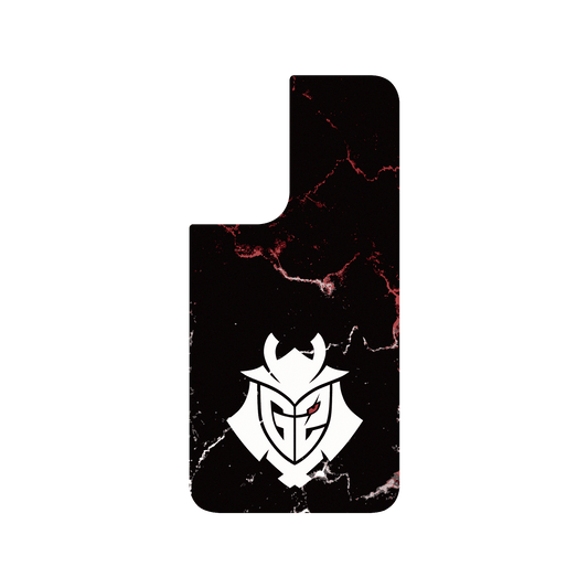 RHINOSHIELD X G2 Esports SolidSuit Samsung Galaxy S22+ Case - G2 Logo Marble