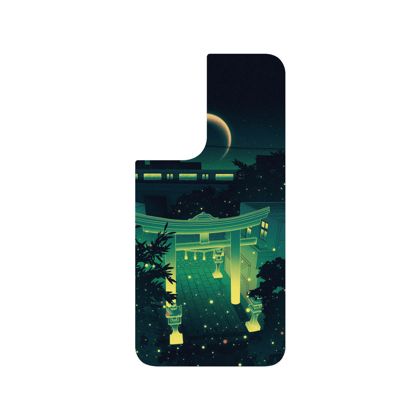 RHINOSHIELD X Surudenise SolidSuit Samsung Galaxy S22+ Case - Japan at Night