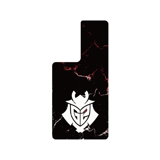 RHINOSHIELD X G2 Esports SolidSuit Samsung Galaxy S22 Ultra Case - G2 Logo Marble