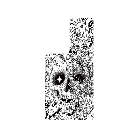 RHINOSHIELD X Lei Melendres SolidSuit Samsung Galaxy S22 Ultra Case - Rebirth Skull