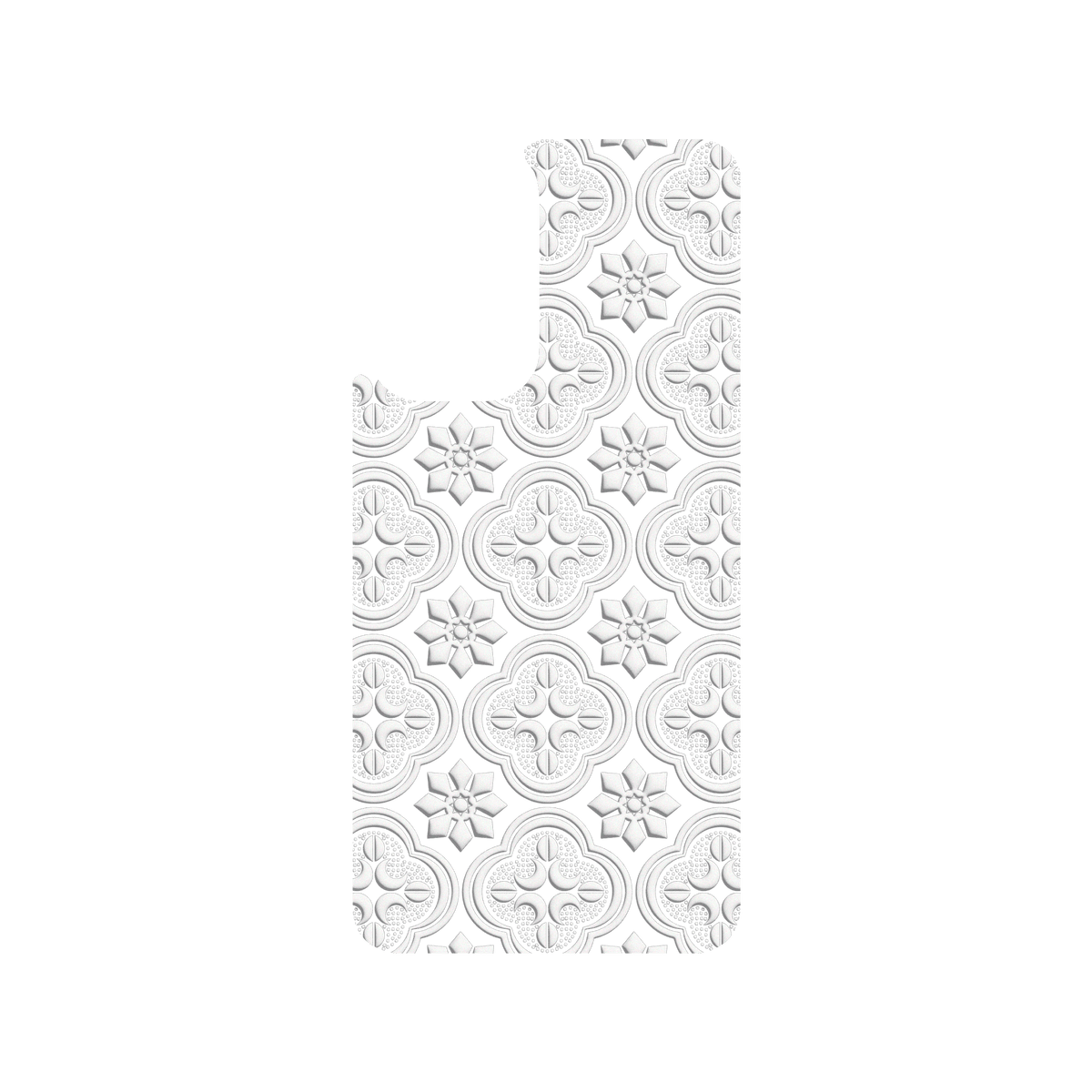 RHINOSHIELD X OldHouseFace SolidSuit Samsung Galaxy A53 Case - Patterned Glass- Begonia Flowers