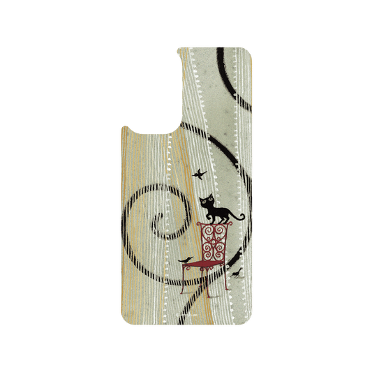 RHINOSHIELD X Jimmy SolidSuit Samsung Galaxy A73 Case - Missing My Cat - Black Cat