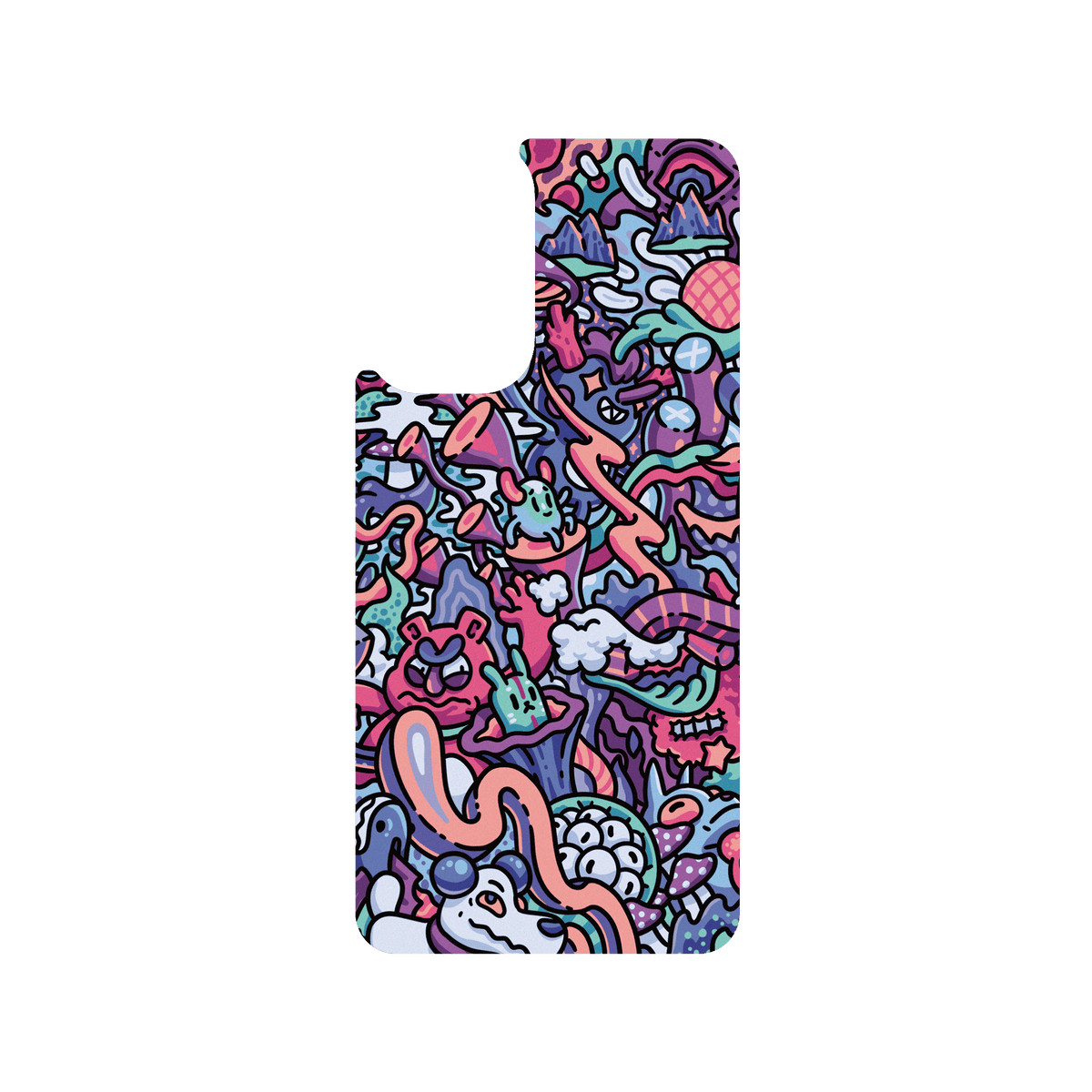 RHINOSHIELD X Lei Melendres SolidSuit Samsung Galaxy A73 Case - Hidden Paradise