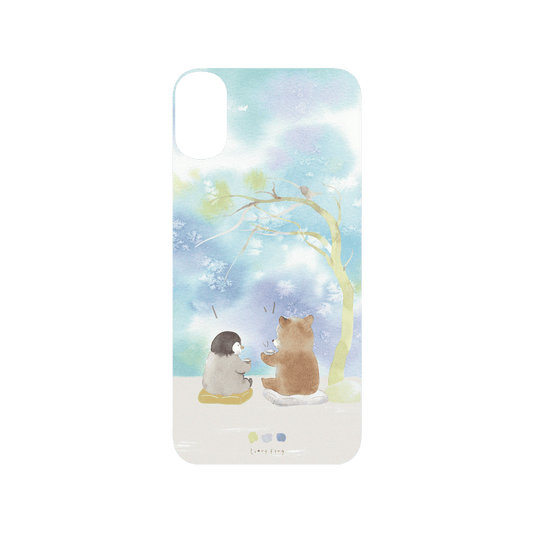 RHINOSHIELD X Liang Feng SolidSuit iPhone XS Case - Penguin & Bear