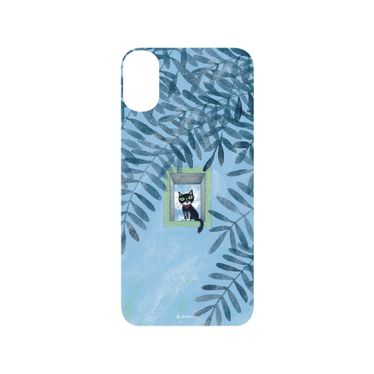 RHINOSHIELD X Jimmy SolidSuit iPhone X Case - Missing My Cat - Breeze