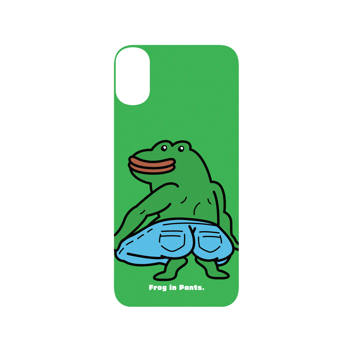 RHINOSHIELD X Incrediville SolidSuit iPhone XS Case - Frog with pants