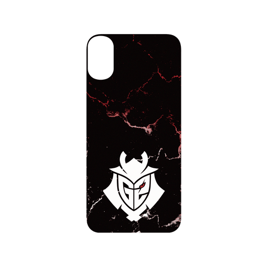 RHINOSHIELD X G2 Esports SolidSuit iPhone XS Case - G2 Logo Marble