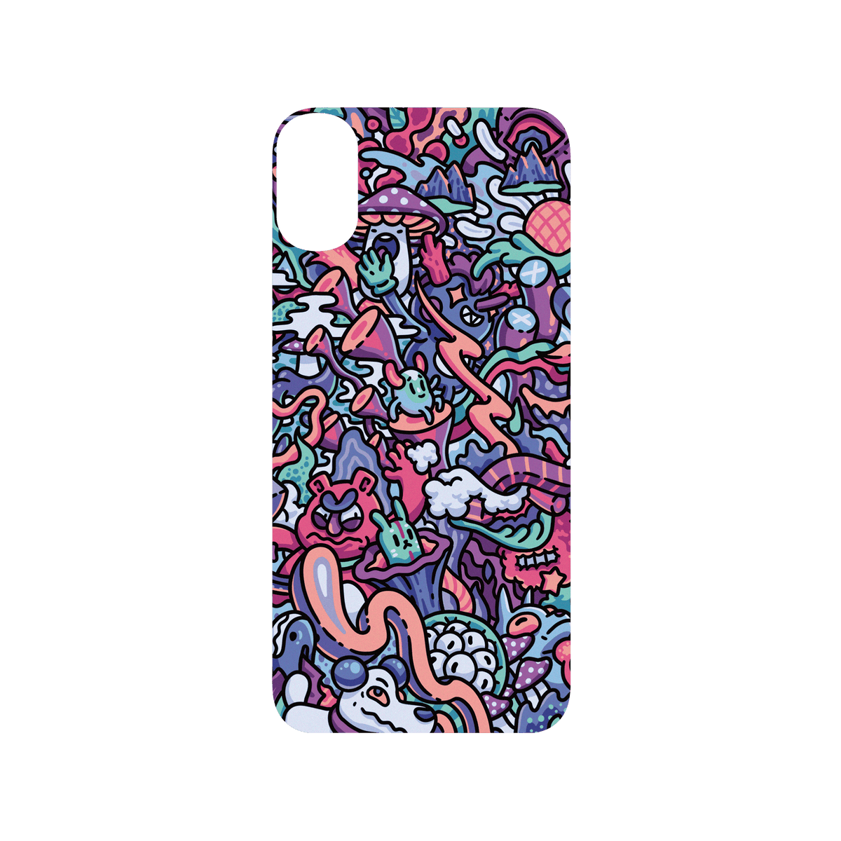 RHINOSHIELD X Lei Melendres SolidSuit iPhone XS Case - Hidden Paradise