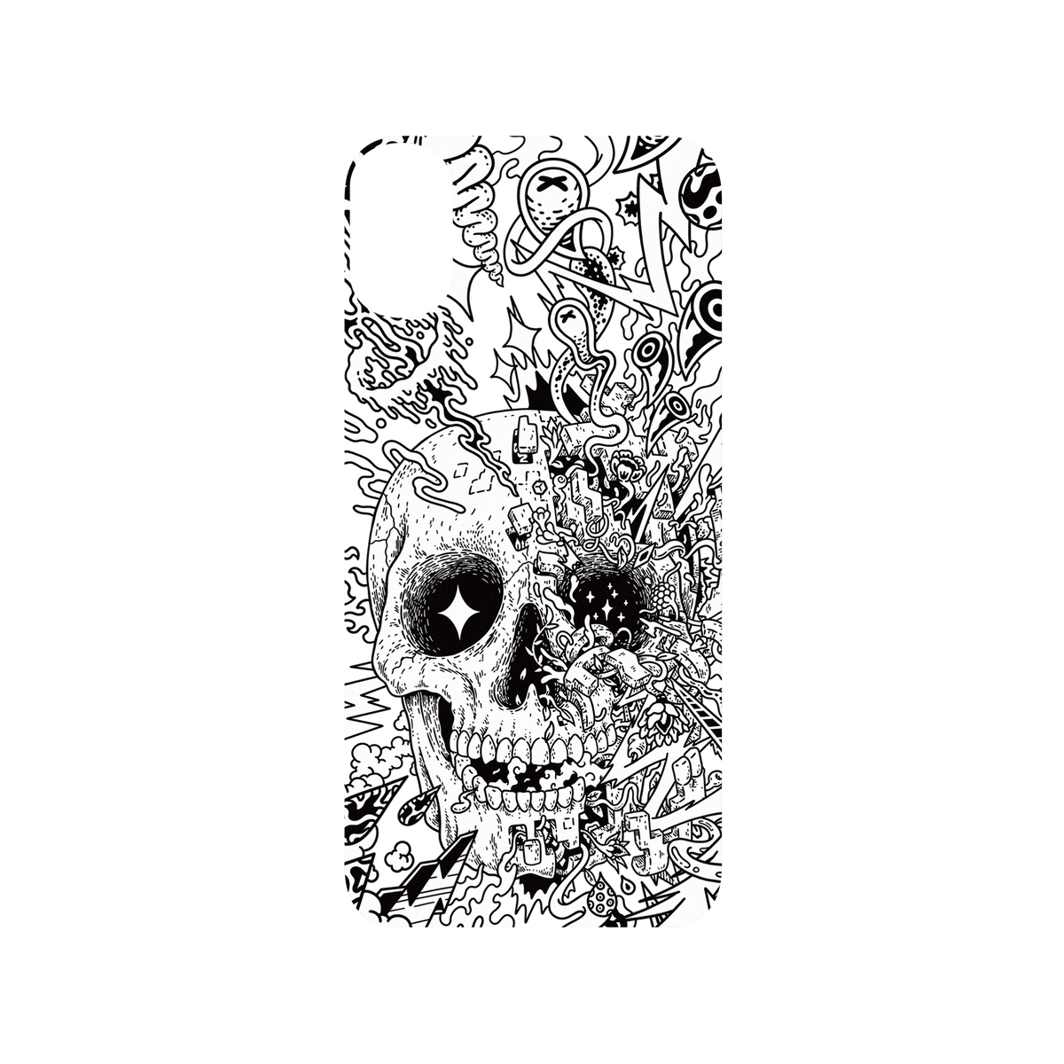 RHINOSHIELD X Lei Melendres SolidSuit iPhone X Case - Rebirth Skull