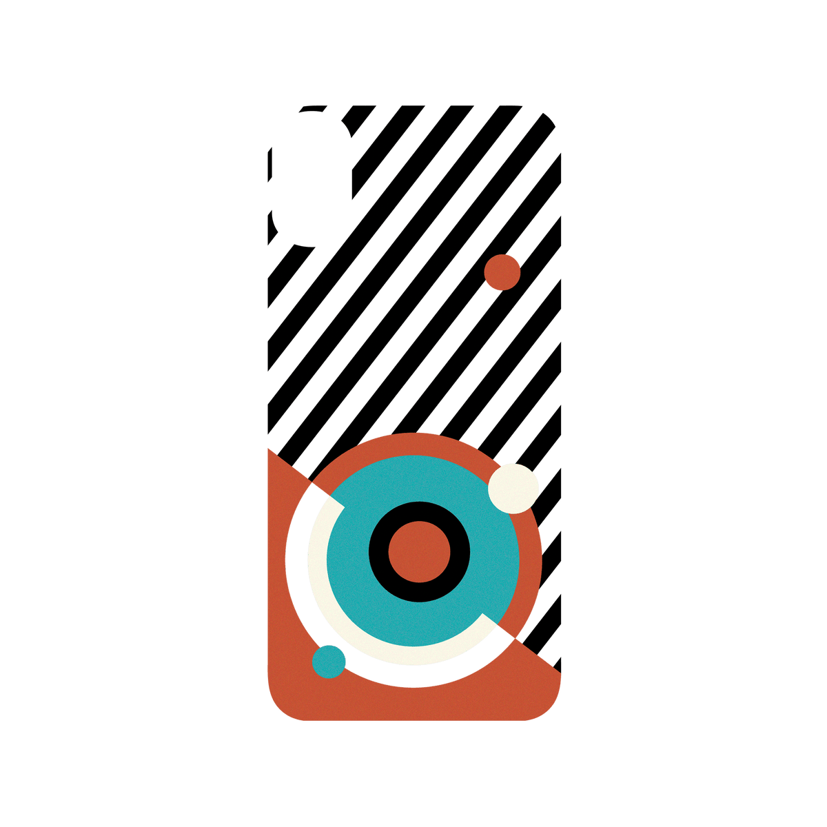 RHINOSHIELD | Cosmos SolidSuit iPhone X Case - Helix Nebula - Bauhaus Style