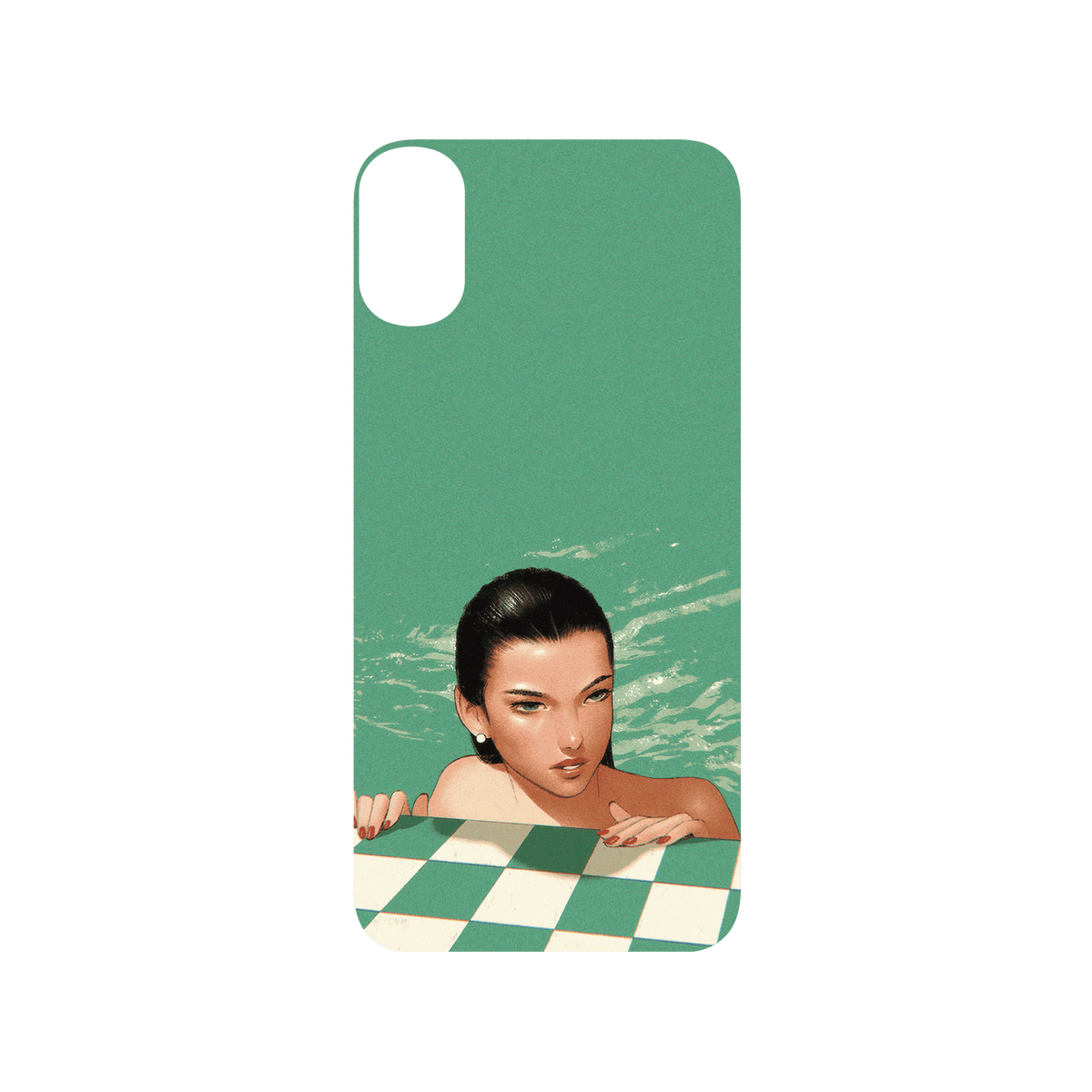 RHINOSHIELD X Janice Sung SolidSuit iPhone XS Case - Emerald