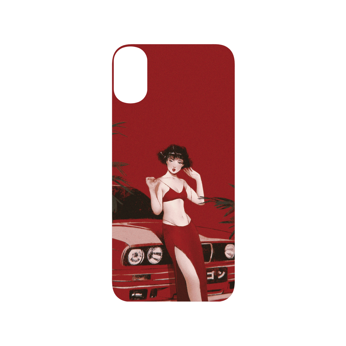 RHINOSHIELD X Janice Sung SolidSuit iPhone XS Case - Garnet